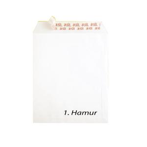 Asil Doğan Torba Zarf Extra Silikonlu 30x40 Cm 110 Gram Beyaz (250 Li Paket)