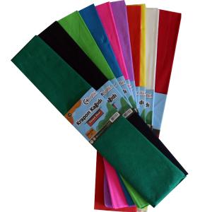 Bafix Krapon Kağıdı 50x200 CM Karışık Renk Krapon Kağıdı 10 Lu Paket