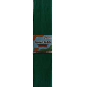 Bafix Krapon Kağıdı 50x200 CM Koyu Yeşil Krapon Kağıdı 10 Lu Paket