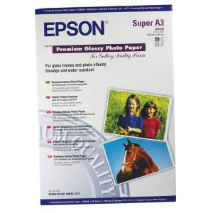 Epson Premium Glossy Fotoğraf Kağıdı A3+ 250 Gr. 20 Li Paket