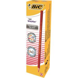 Bic Evolution Kırmızı Kurşun Kopya Kalemi 72 Li Paket