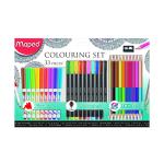 Maped Okul Seti 10 Renk Brush + 10 Renk Fineliner + 12 Renk Duo Boya