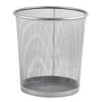 Mas 854 Çöp Kovası Metal Tam Perforeli 10 Litre Gümüş