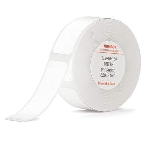 NIIMBOT T12x40-160 White Beyaz 12x40mm Termal Etiket
