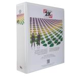 2K 07-4D-B Cepli Sunum Klasörü 4 Halka 70 mm Beyaz