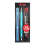 Rotring Visuclick + Jel Okul Seti 0.5mm Uçlu Kalem Seti Versatil + Silgi + Min Mavi