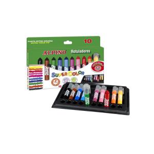 Alpino AR000011 Keçeli Boya Kalemi Super Color 10 Renk