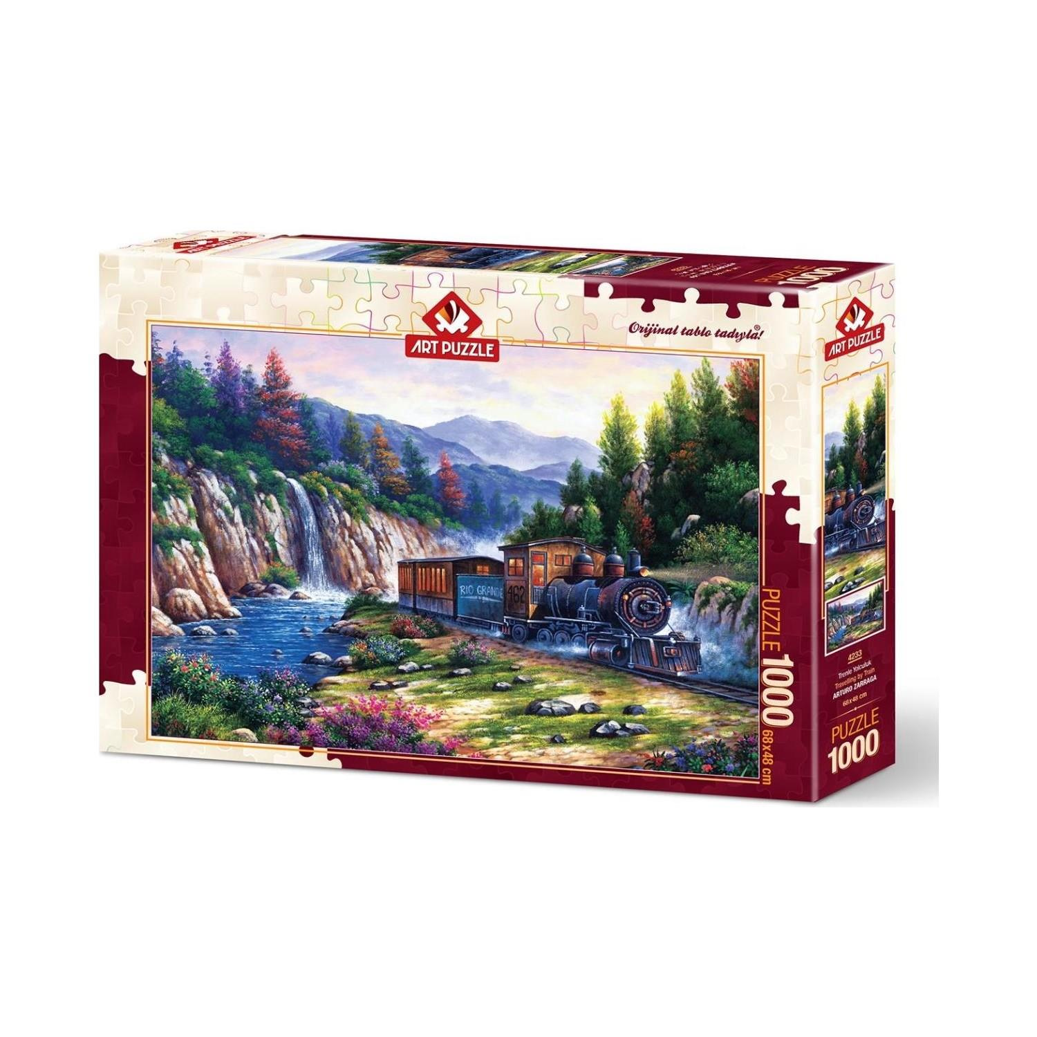 Art Puzzle Trenle Yolculuk 1000 Parça Puzzle