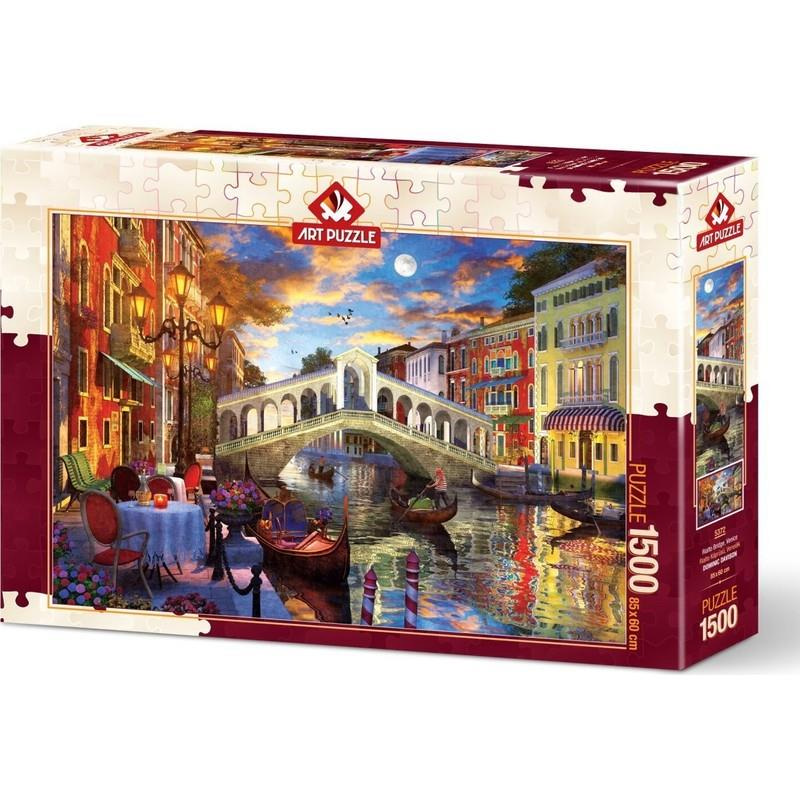Art Puzzle Rialto Köprüsü Venedik 1500 Parça Puzzle