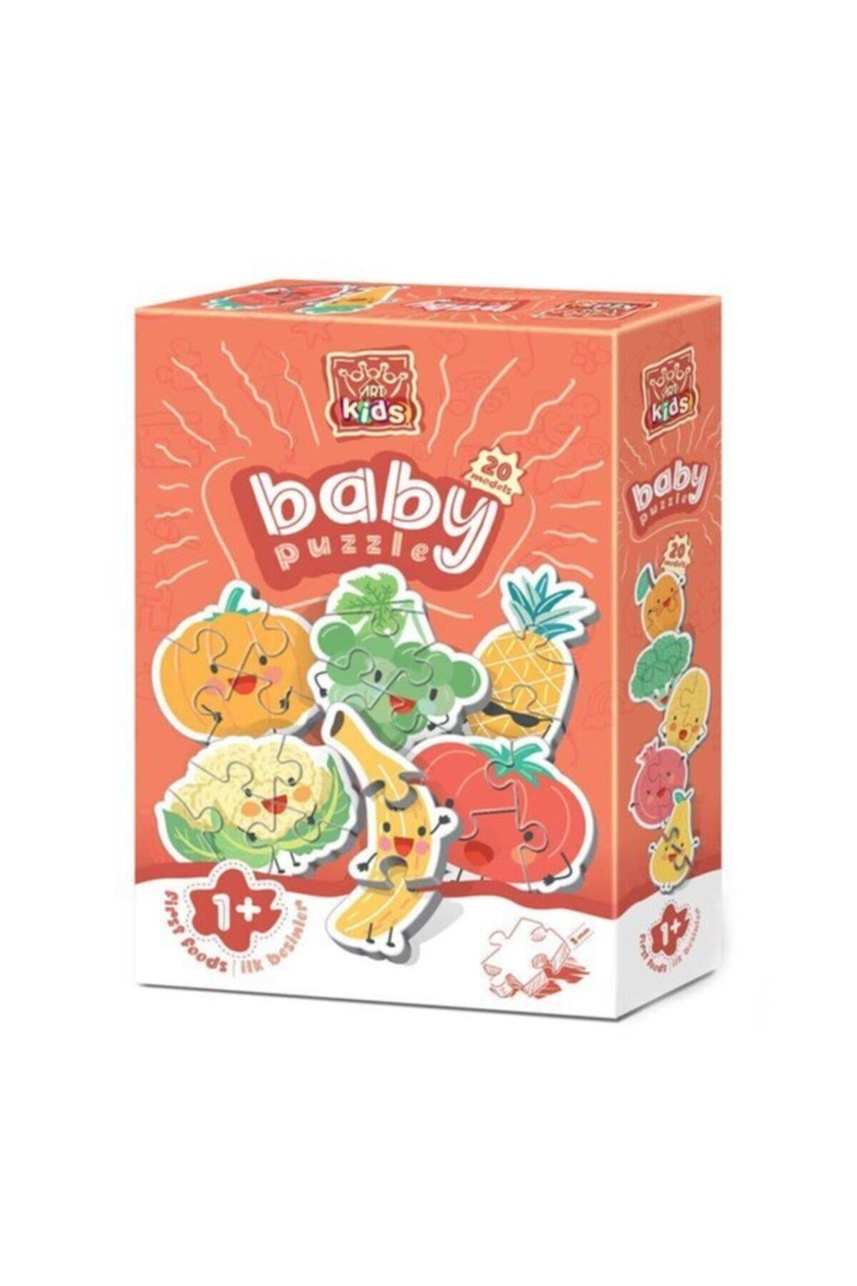 Art Kids Baby Puzzle İlk Besinler (20 Model 57 Parça)
