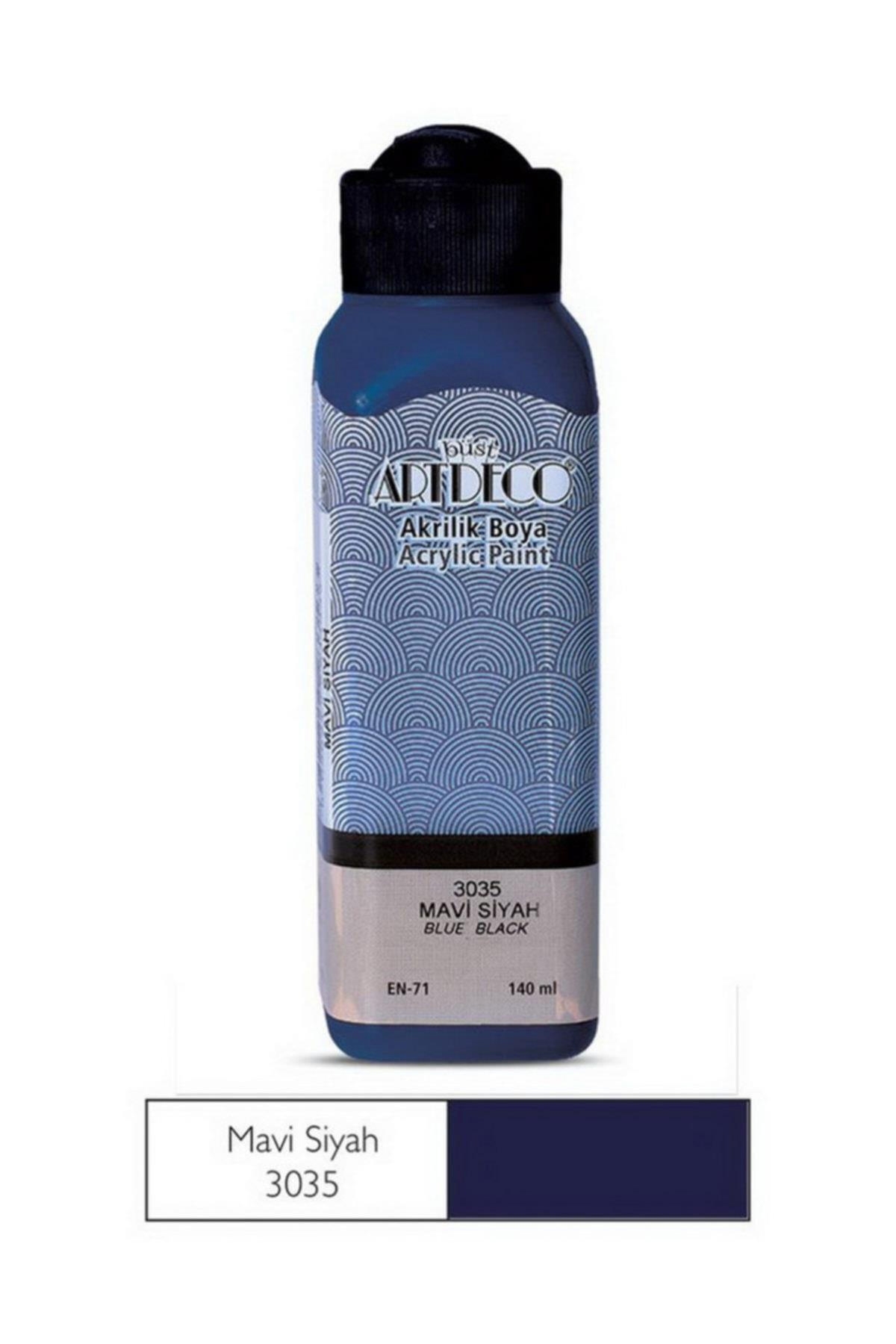 Artdeco 070R-3035 Akrilik Boya 140 ML Mavi-Siyah