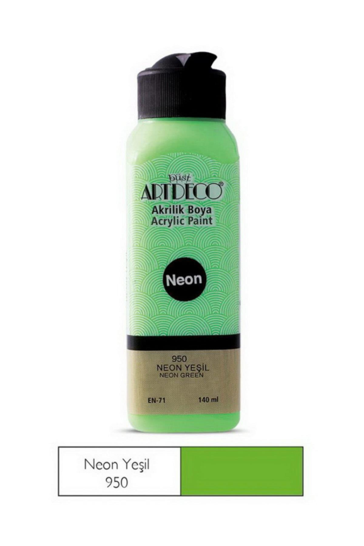 Artdeco 950 Akrilik Boya 140 ML Neon Yeşil