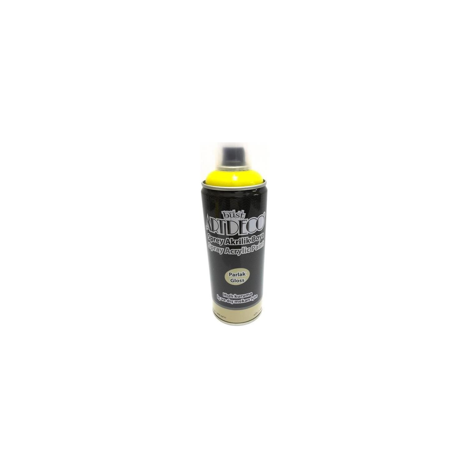 Artdeco Akrilik Sprey Boya 400 ML Açık Sarı Sprey Akrilik Boya