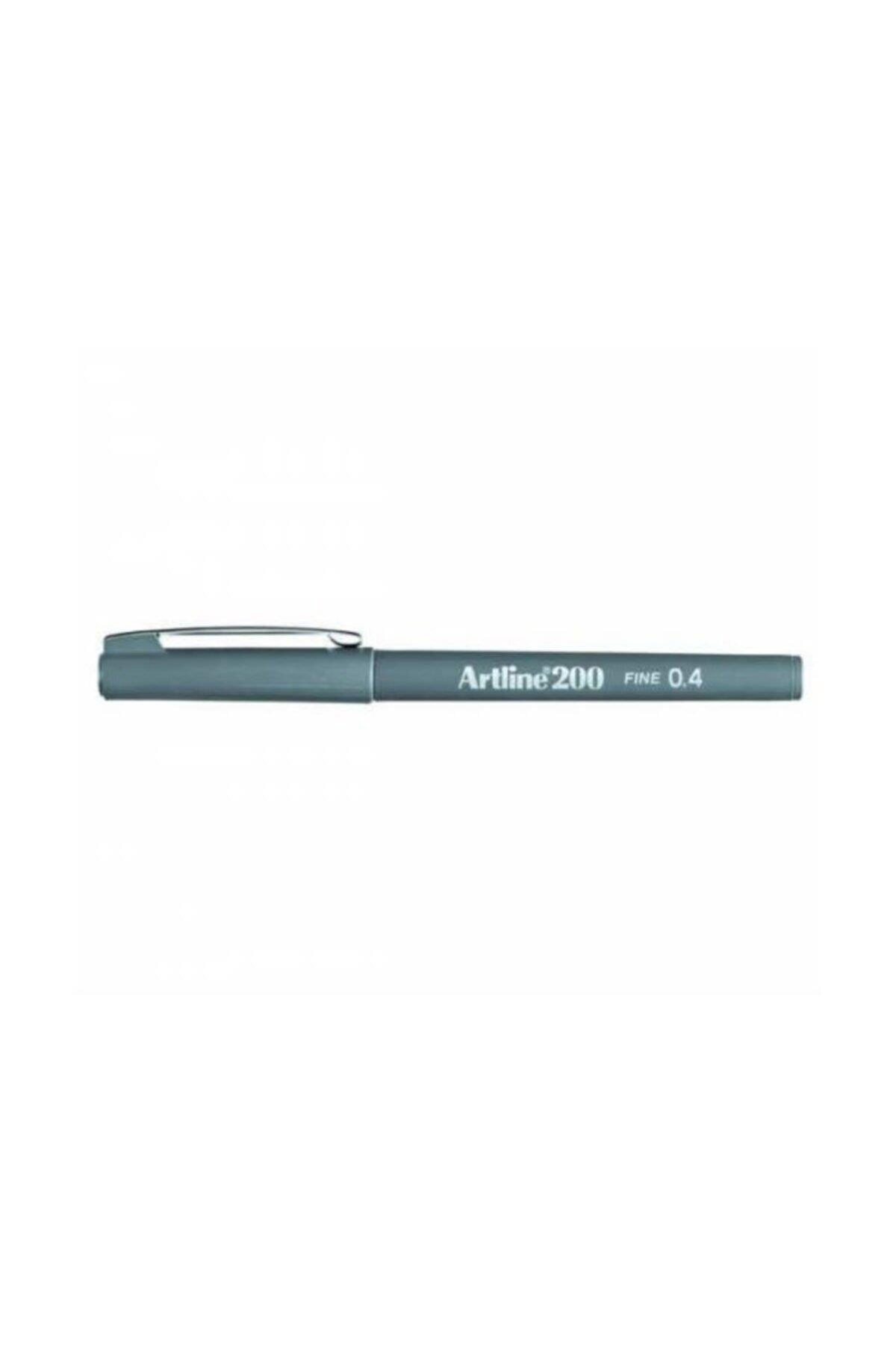 Artline Fineliner 0.4 MM Gri (12 Li Paket)