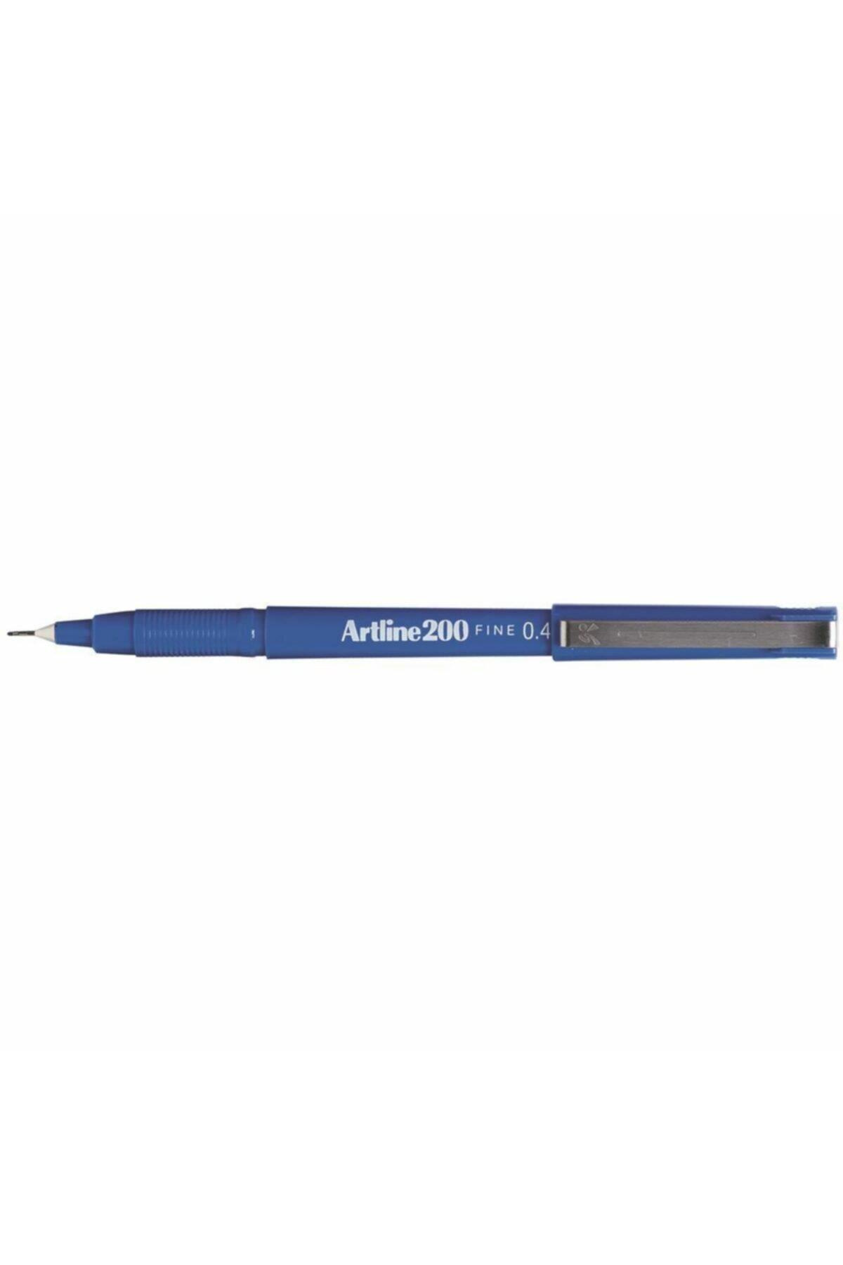 Artline Fineliner 0.4 MM Mavi (12 Li Paket)