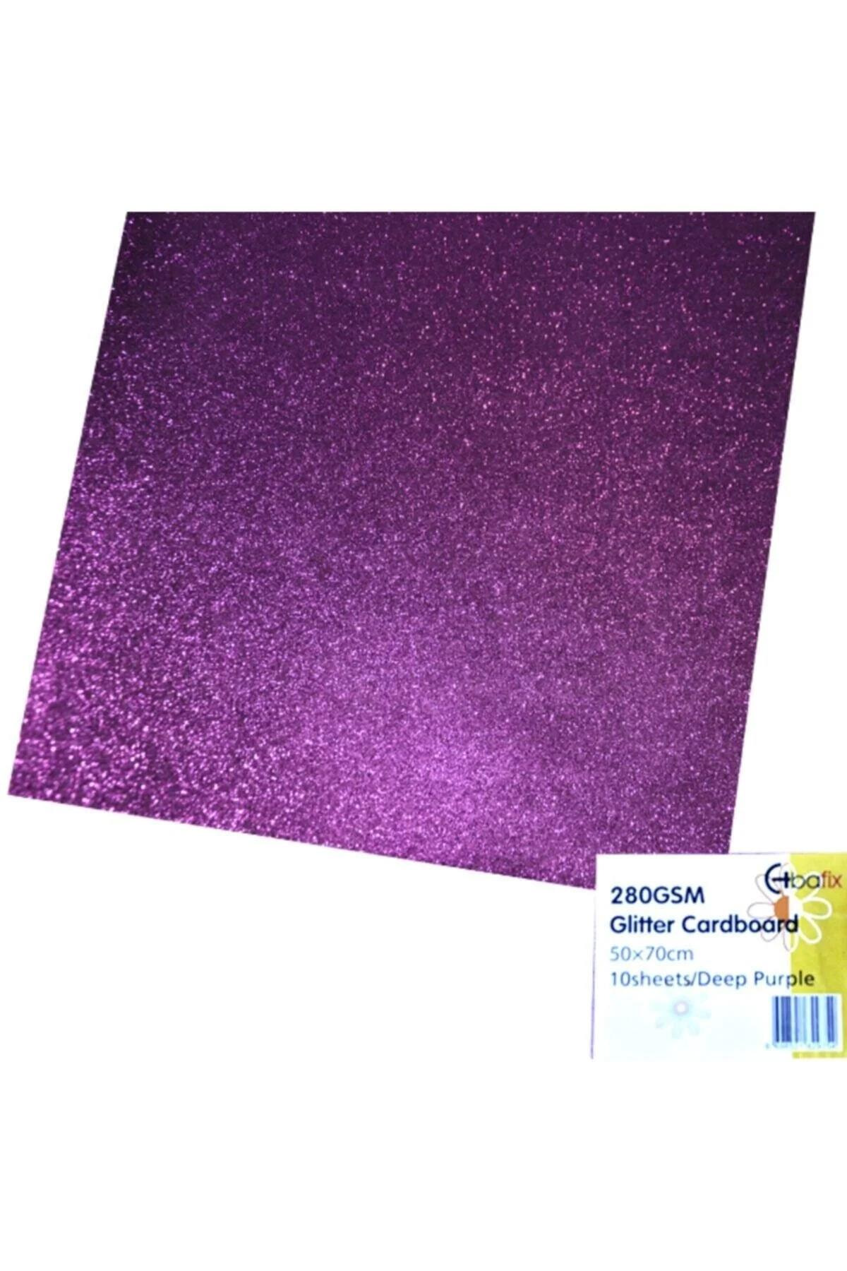 Bafix Simli Karton 50 x 70 CM Mor Simli Karton (10 Lu Paket)