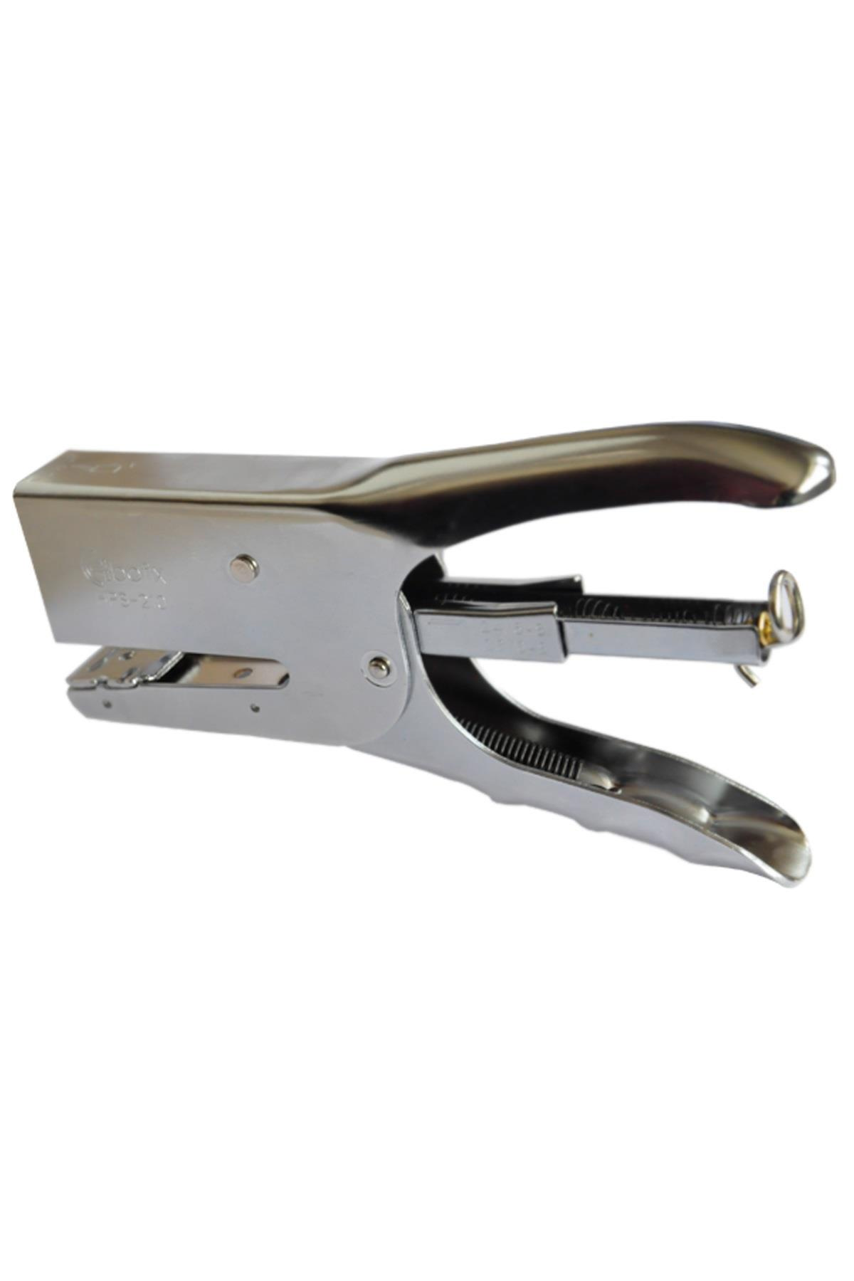 Bafix Zımba Makinesi Pens Tipi Metal 35 Sayfa 24/6-8 26/6-8 Krom Zımba Makinası