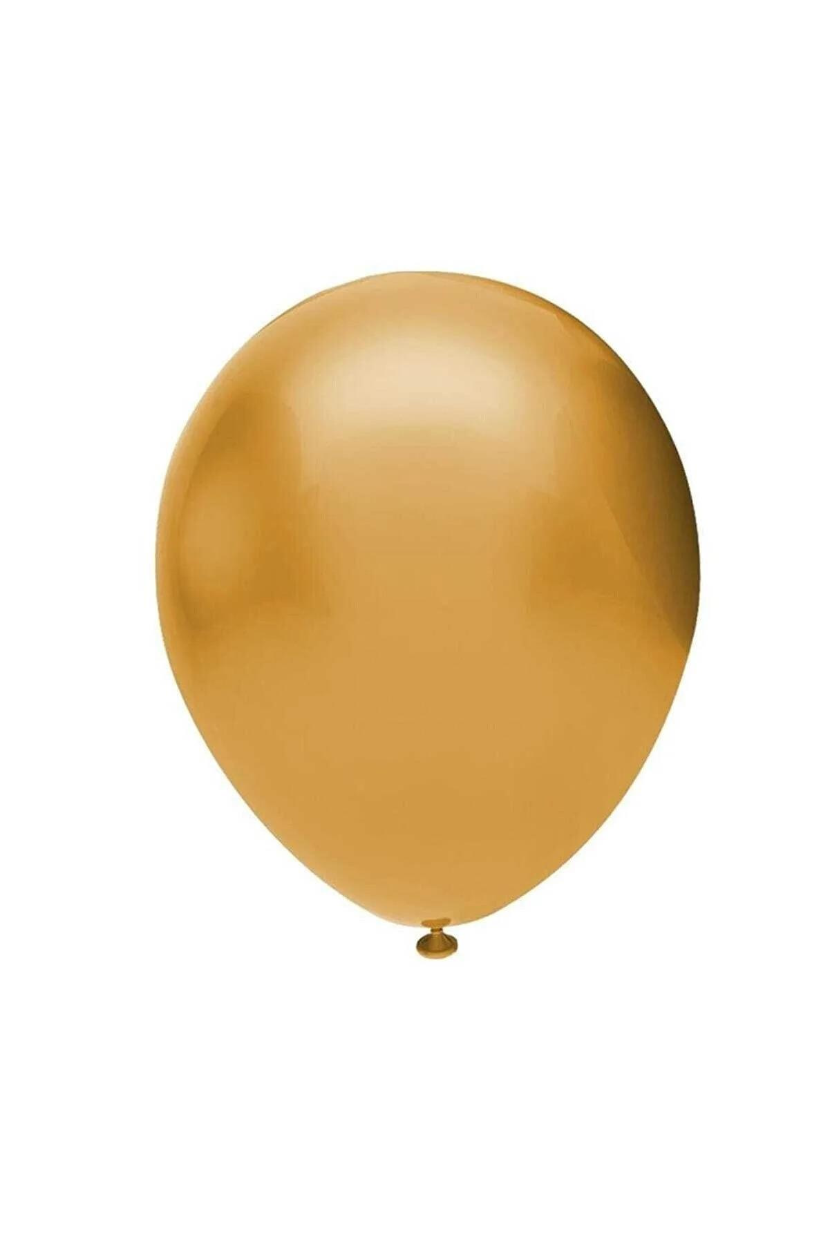 Balonevi Balon Metalik Altın (100 Lü Paket)