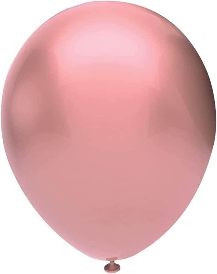 Balonevi Metalik Rose Gold 12 İnç Metalik Rose Gold Balon (100 Lü Paket)