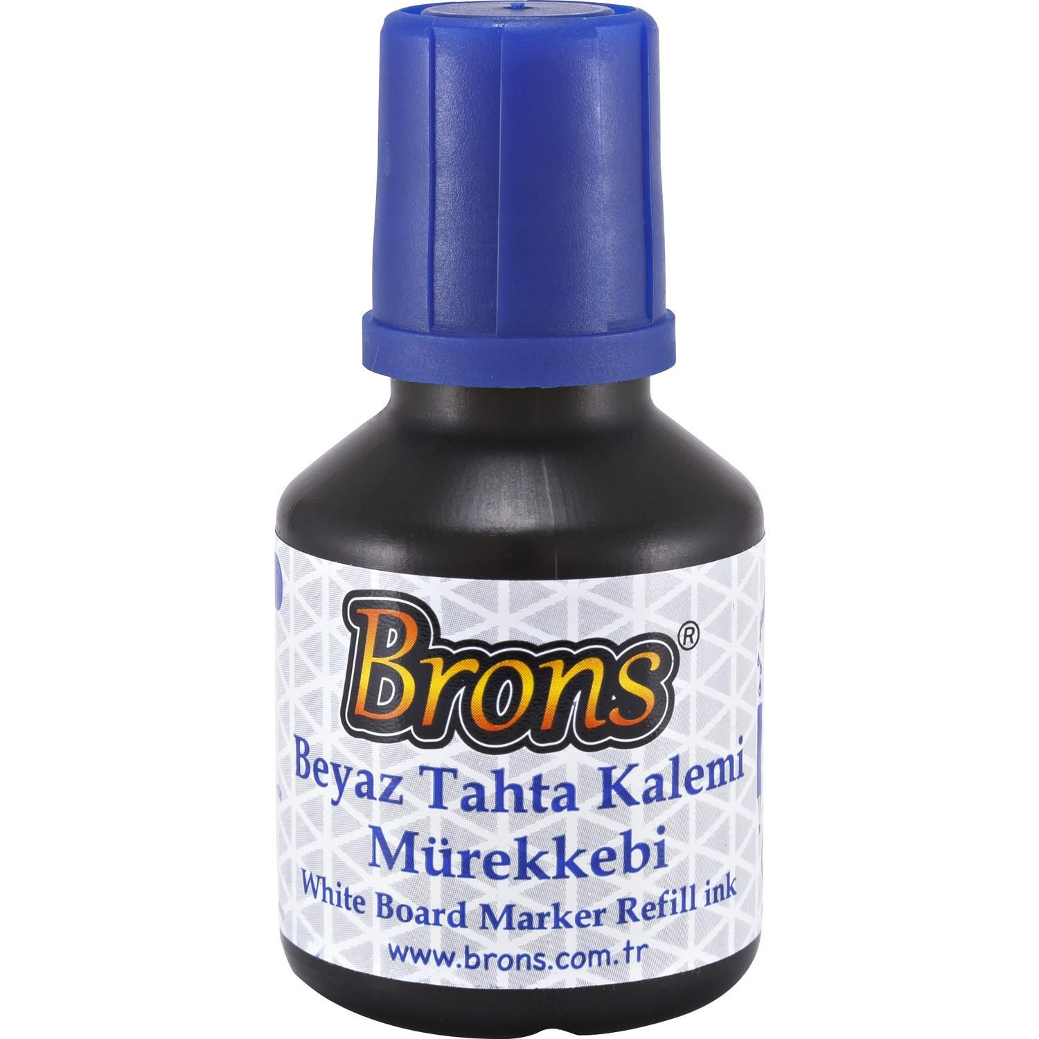 Brons Tahta Kalem Mürekkebi 30 CC Mavi (1 Adet)