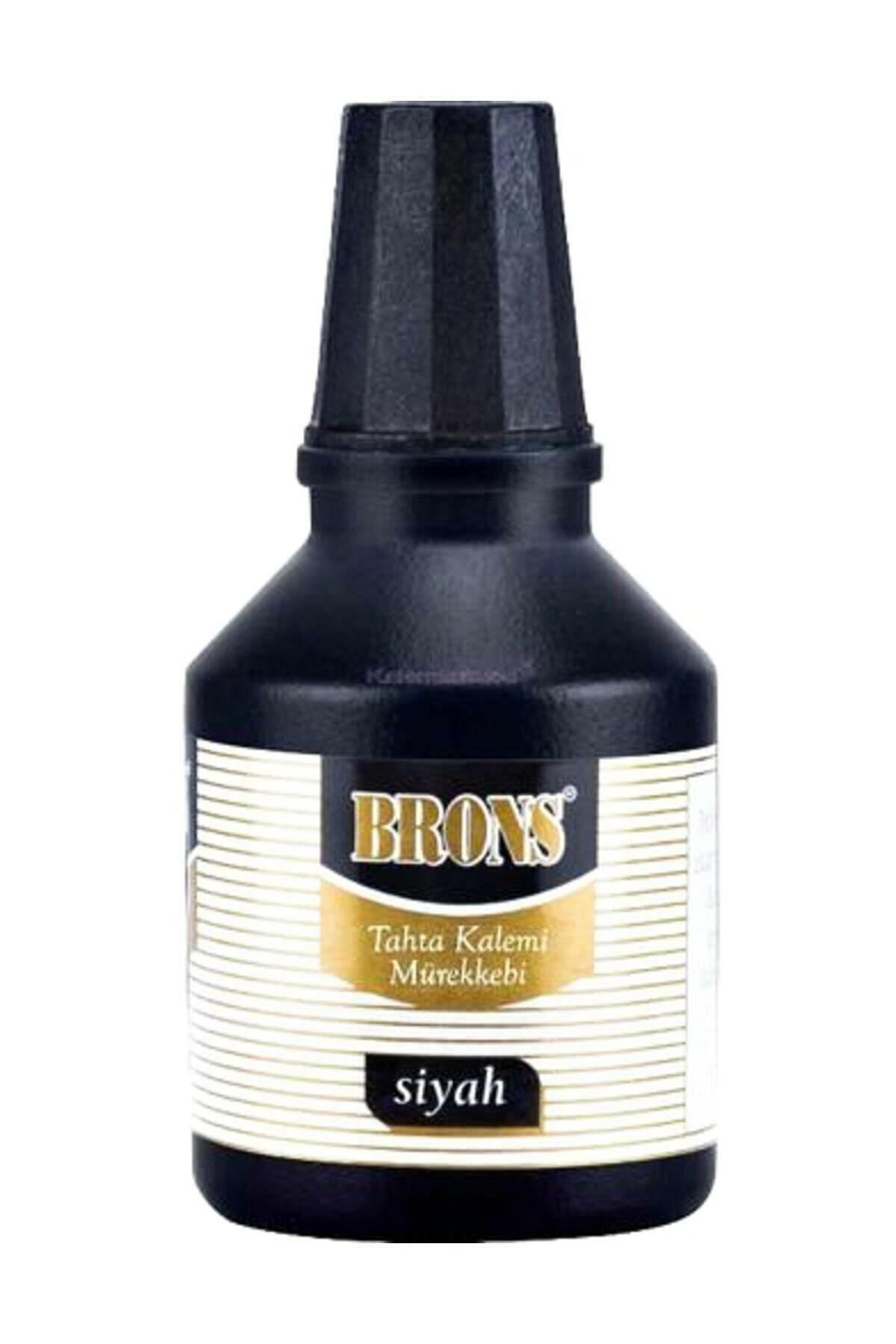 Brons Tahta Kalem Mürekkebi 30 CC Siyah BR-350 (12 Li Paket)