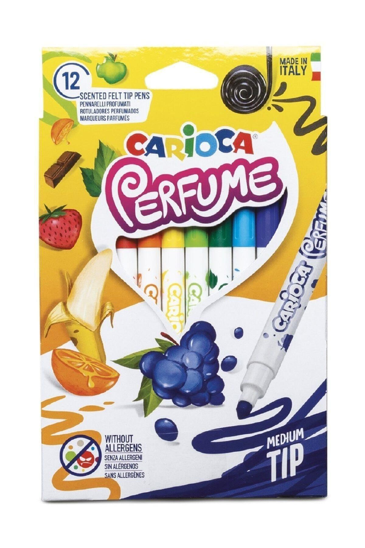 Carioca Kokulu Yıkanabilir Keçeli Boya Kalemi 12 Li Keçeli Boya