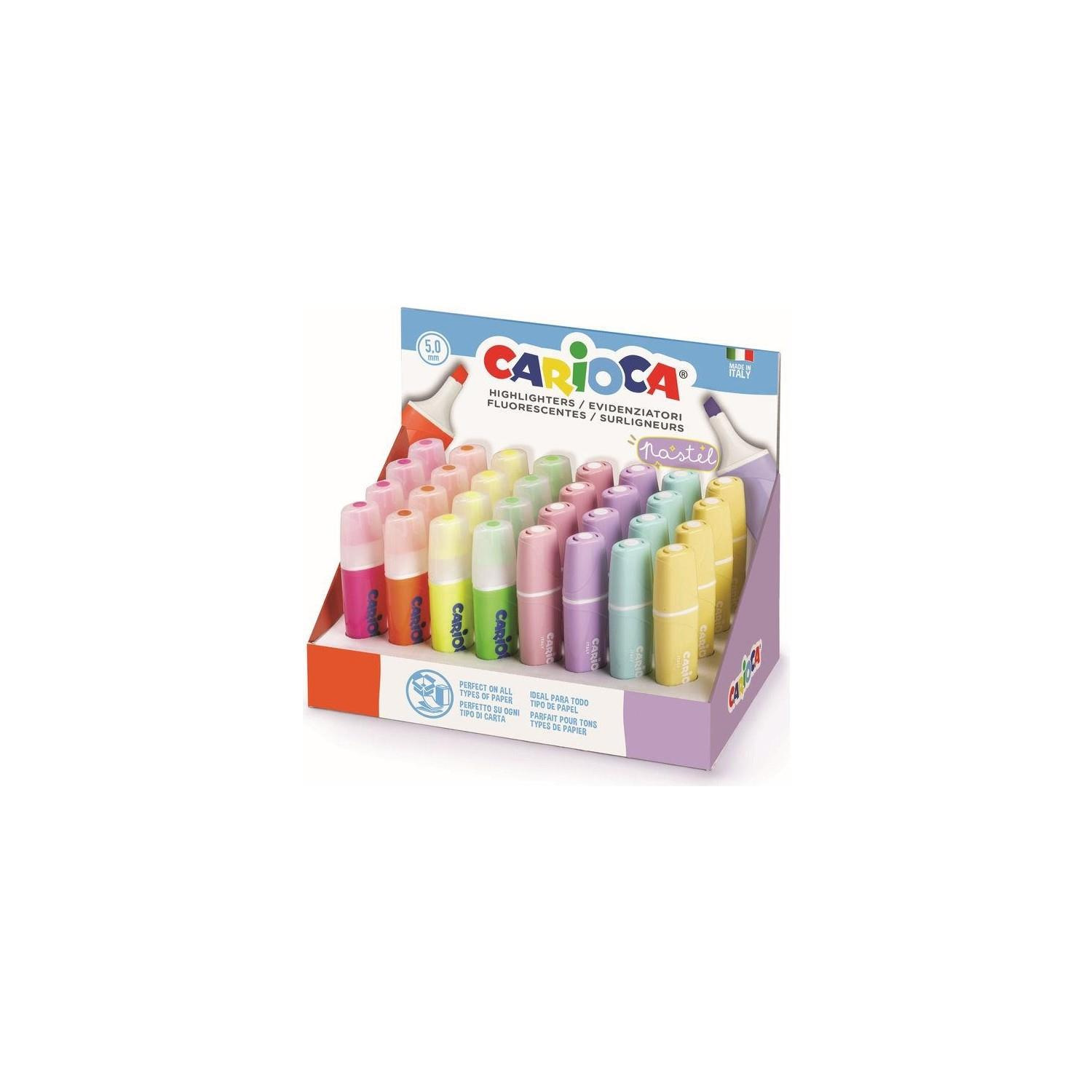 Carioca Fosforlu ve Pastel Işaretleme Kalemi 8 Renk 32'li Stand
