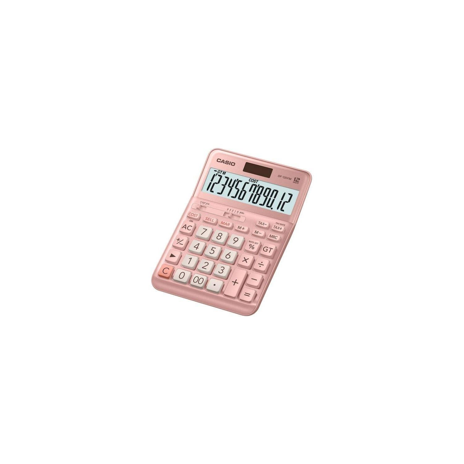 Casio Pembe 12 Hane Masa Üstü Hesap Makinesi