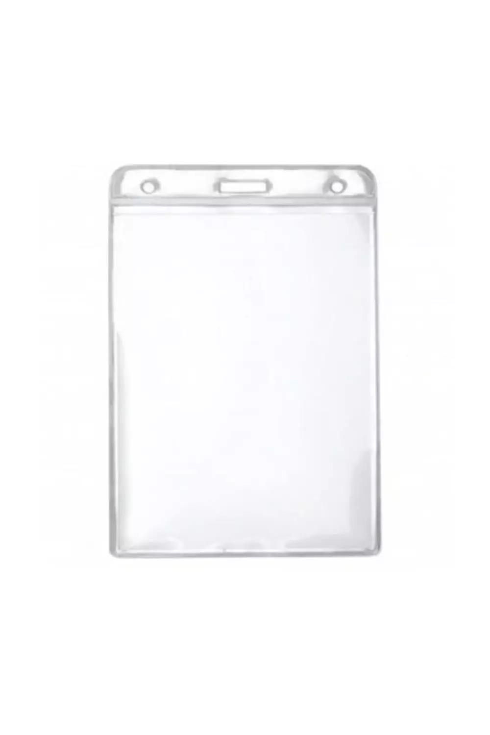 Cassa Standart Kart Poşeti 115 x 160 MM Şeffaf Yaka Kart Poşeti (100 Lü Paket)