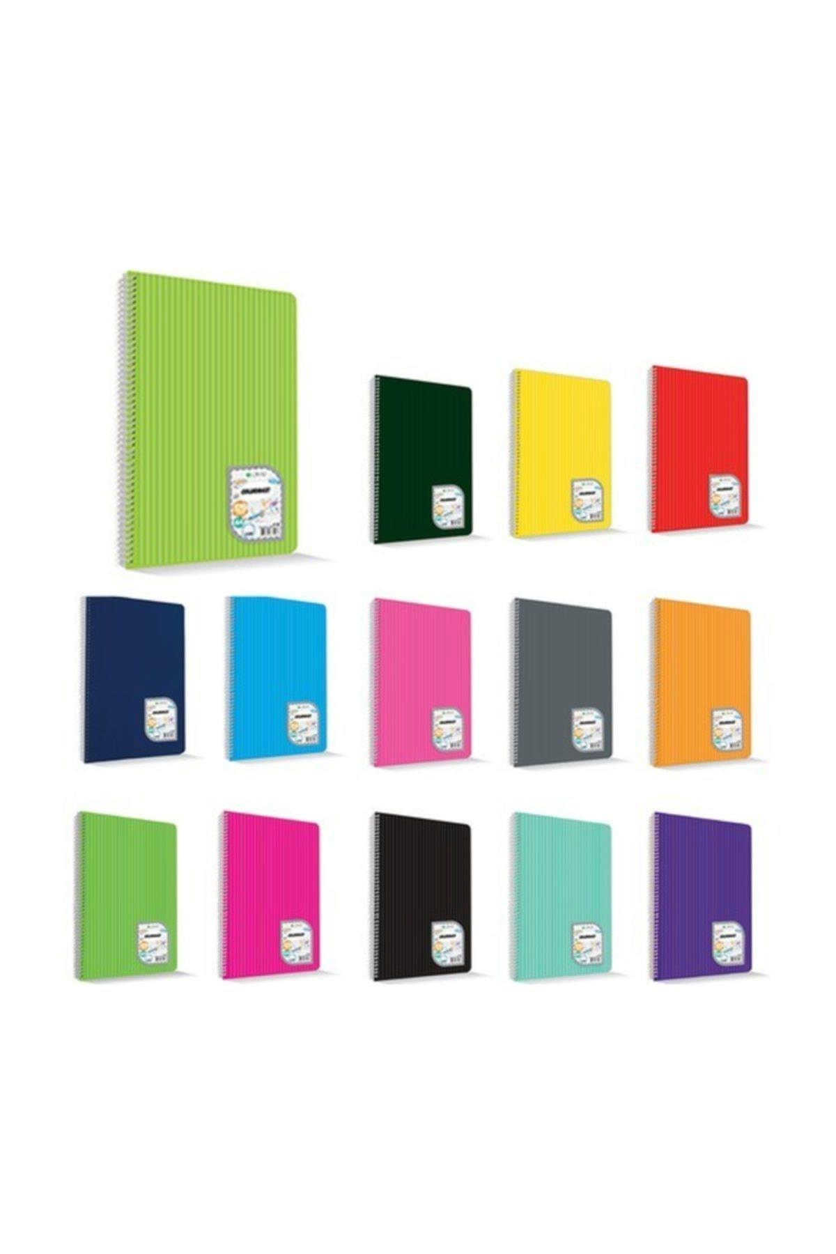 Çınar Colormaxi Spiralli Defter Plastik Kapak Kareli 120 YP A4 120/4 73008