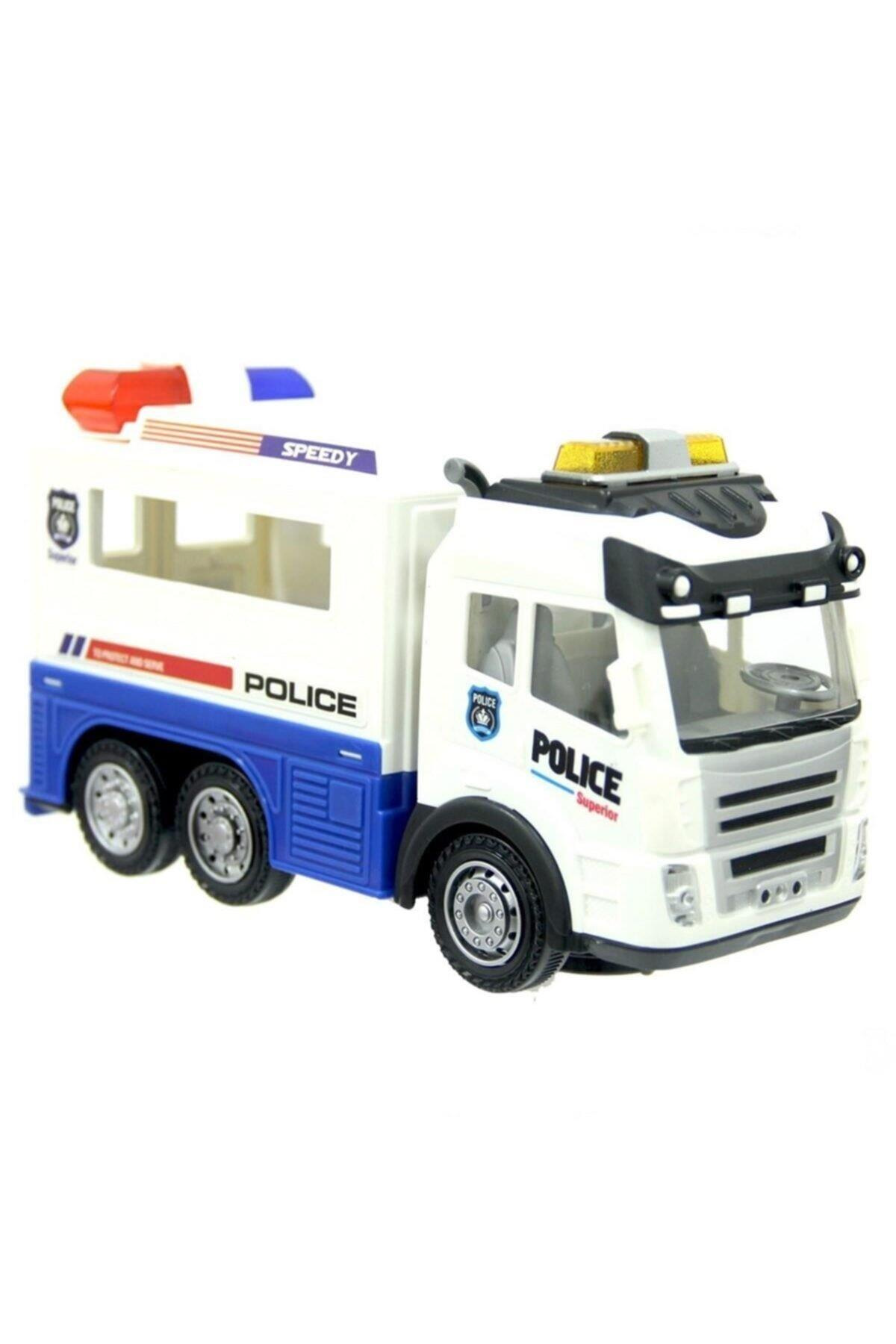 Ctoy Işıklı Ve Sesli Polis Kamyon Arabası