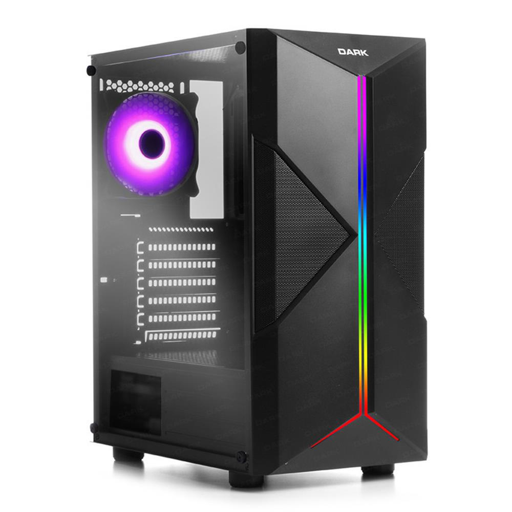Dark DKCHXFORCE450 X-FORCE 450W 3x Fan ARGB LED Şeritli USB3.0 Full Akrilik Kasa