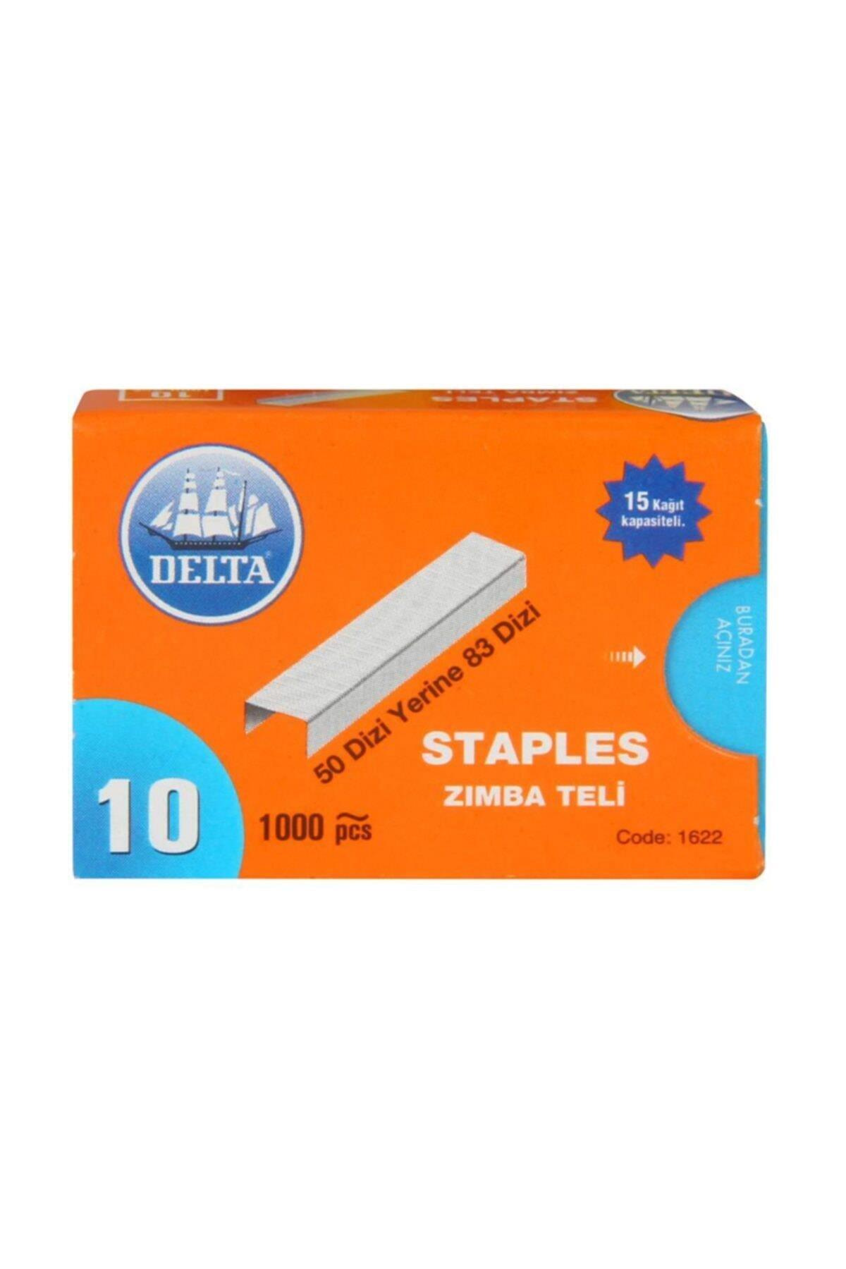 Delta 1622 Zımba Teli 1000 Li No:10 Beyaz (10 Kutu)