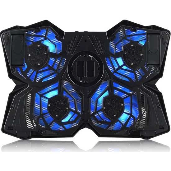 Dexim 4 Fanlı Ledli Notebook Soğutucu Stand