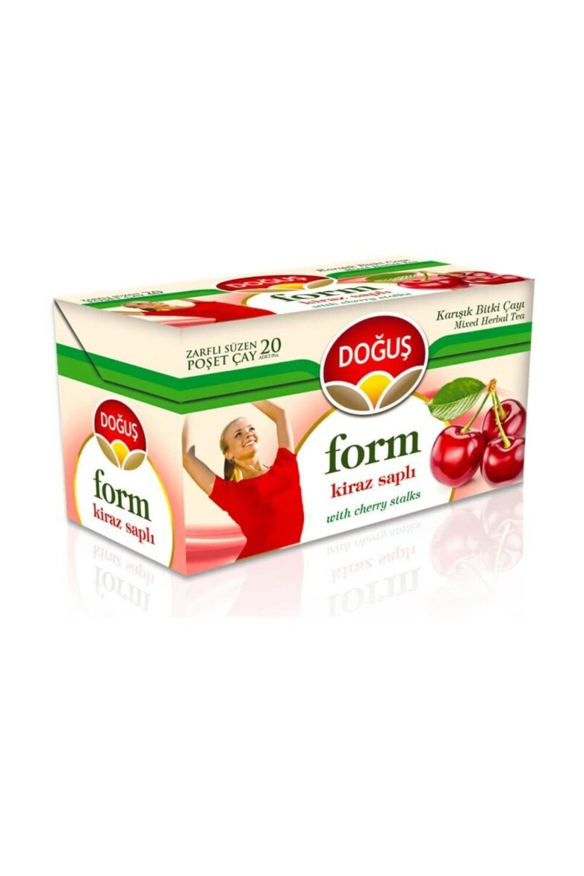 Doğuş Form Kiraz Saplı Bardak Sallama Çay 2 Gr. x 20 Li Paket
