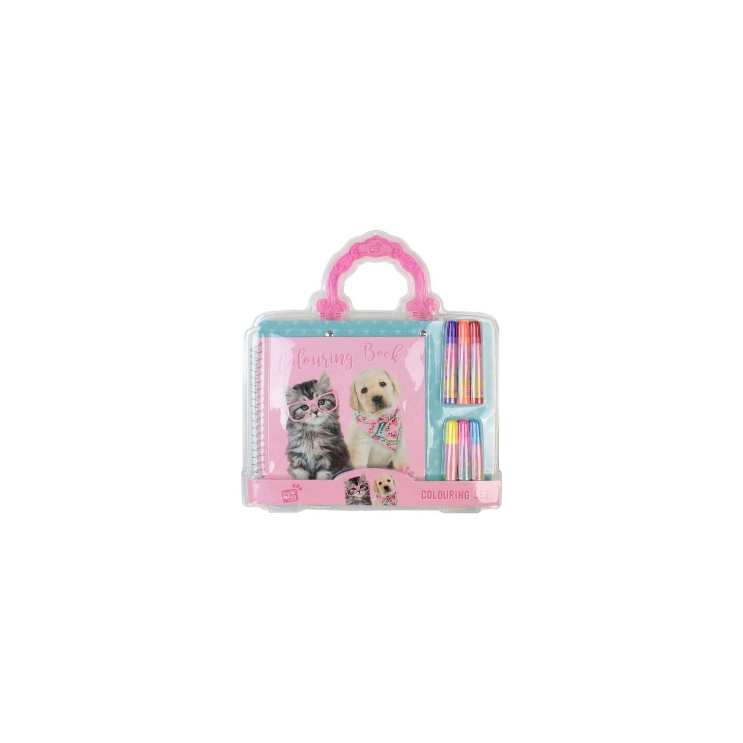 Dolphin Studıo Pets Boyama Seti Çantalı Boyama Seti