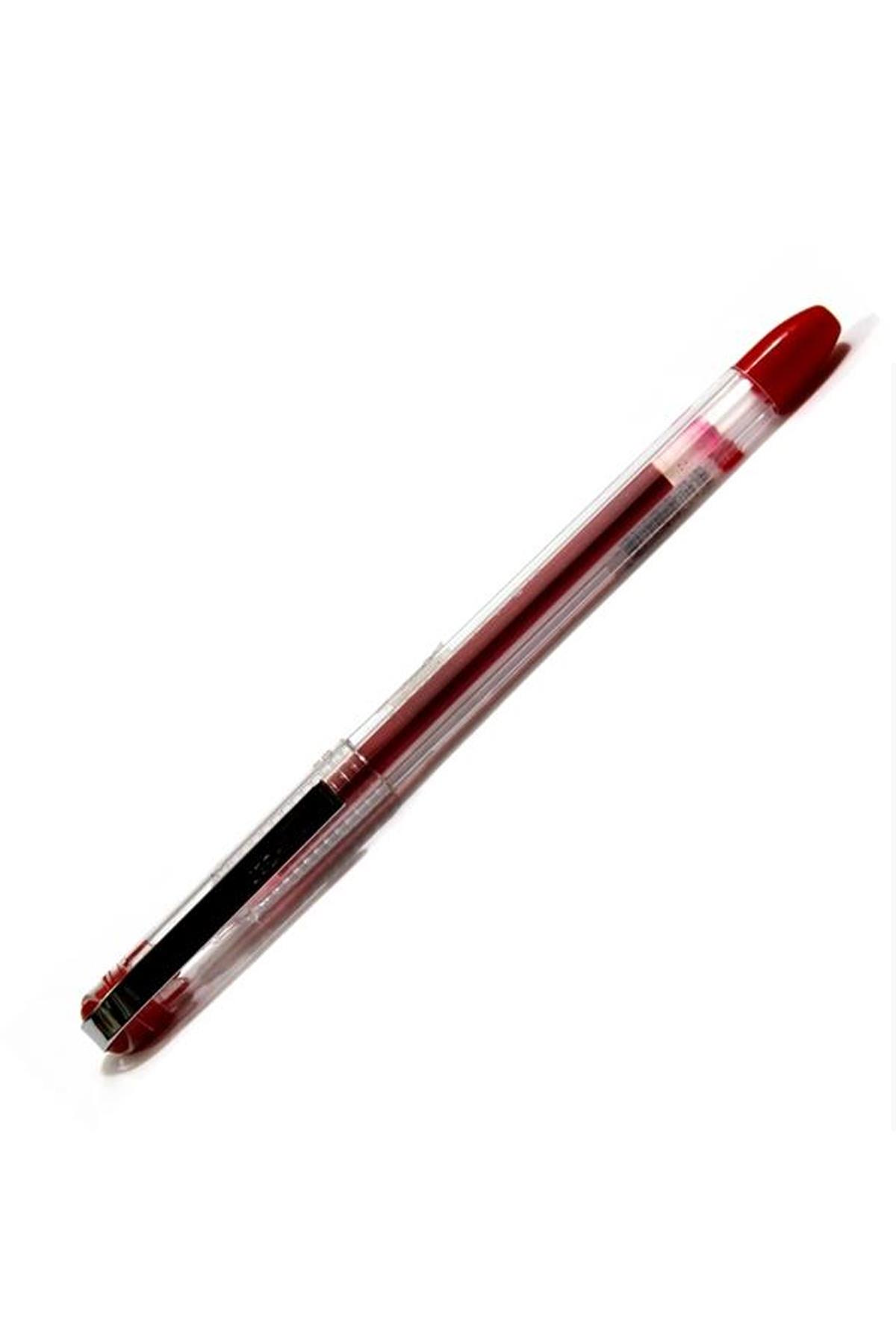 Dong-A Tükenmez Kalem My-Gel Jel 0.5 MM İğne Uç Kırmızı 201130 (12 Li Paket)