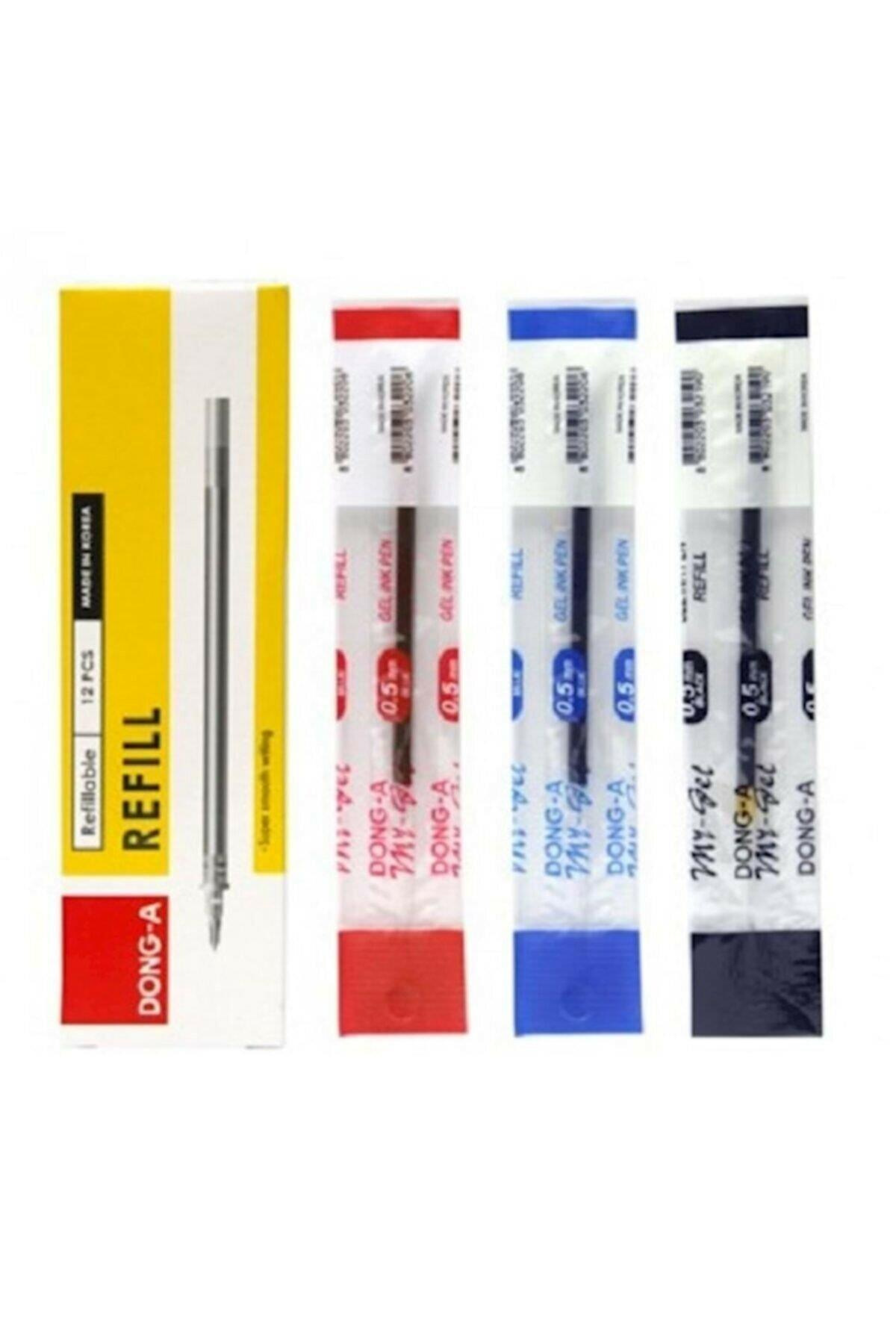Dong-A Tükenmez Kalem Yedeği Mygel Jel 0.5 MM Siyah 211110 (12 Li Paket)
