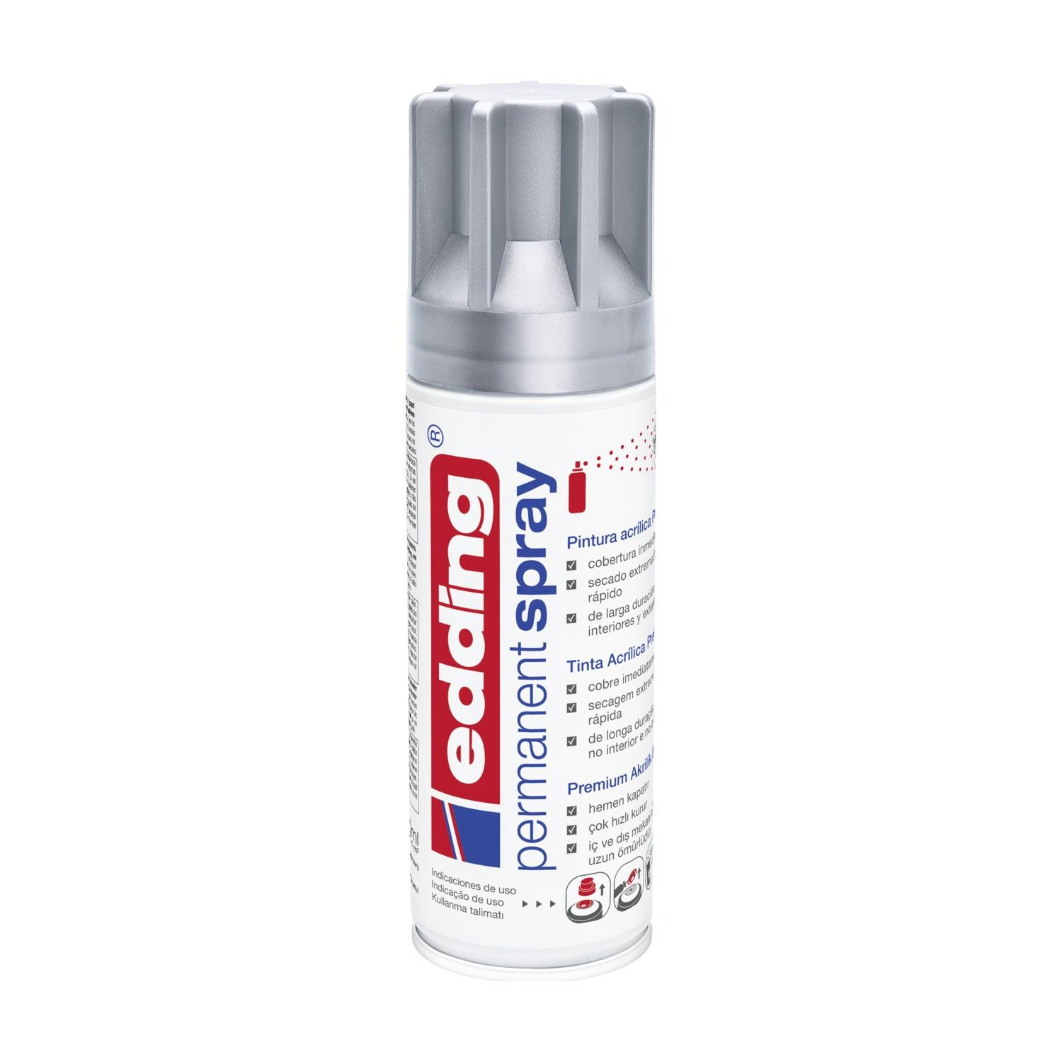 Edding 923 Permanent Akrilik Spray Gümüş