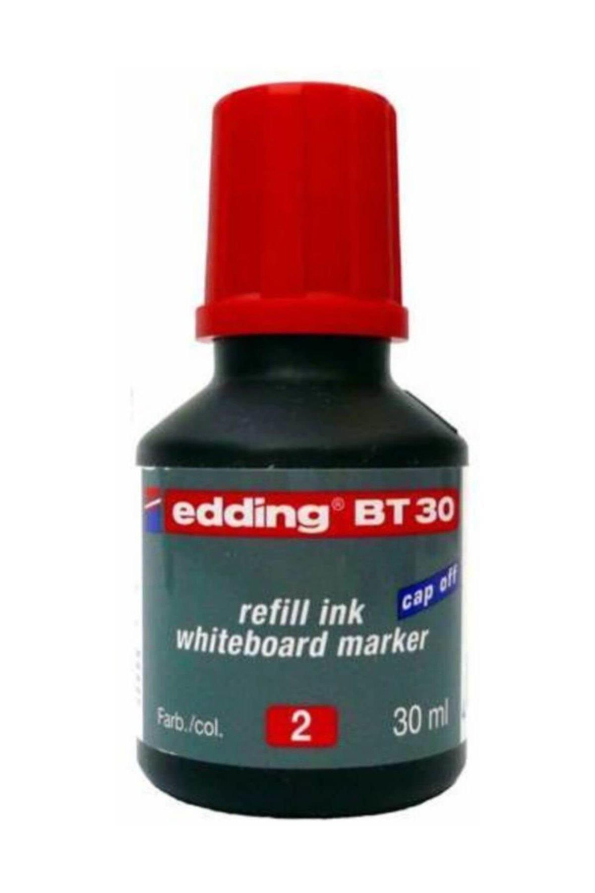 Edding Tahta Kalem Mürekkebi Damlalıklı 30 ML Kırmızı BT30