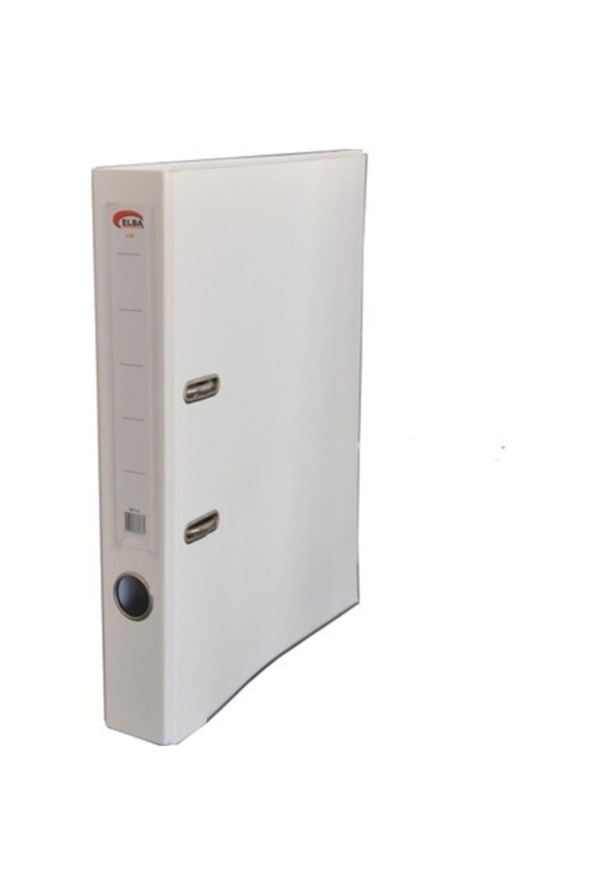 Elba A4 Klasör Plastik Lüx Dar Beyaz