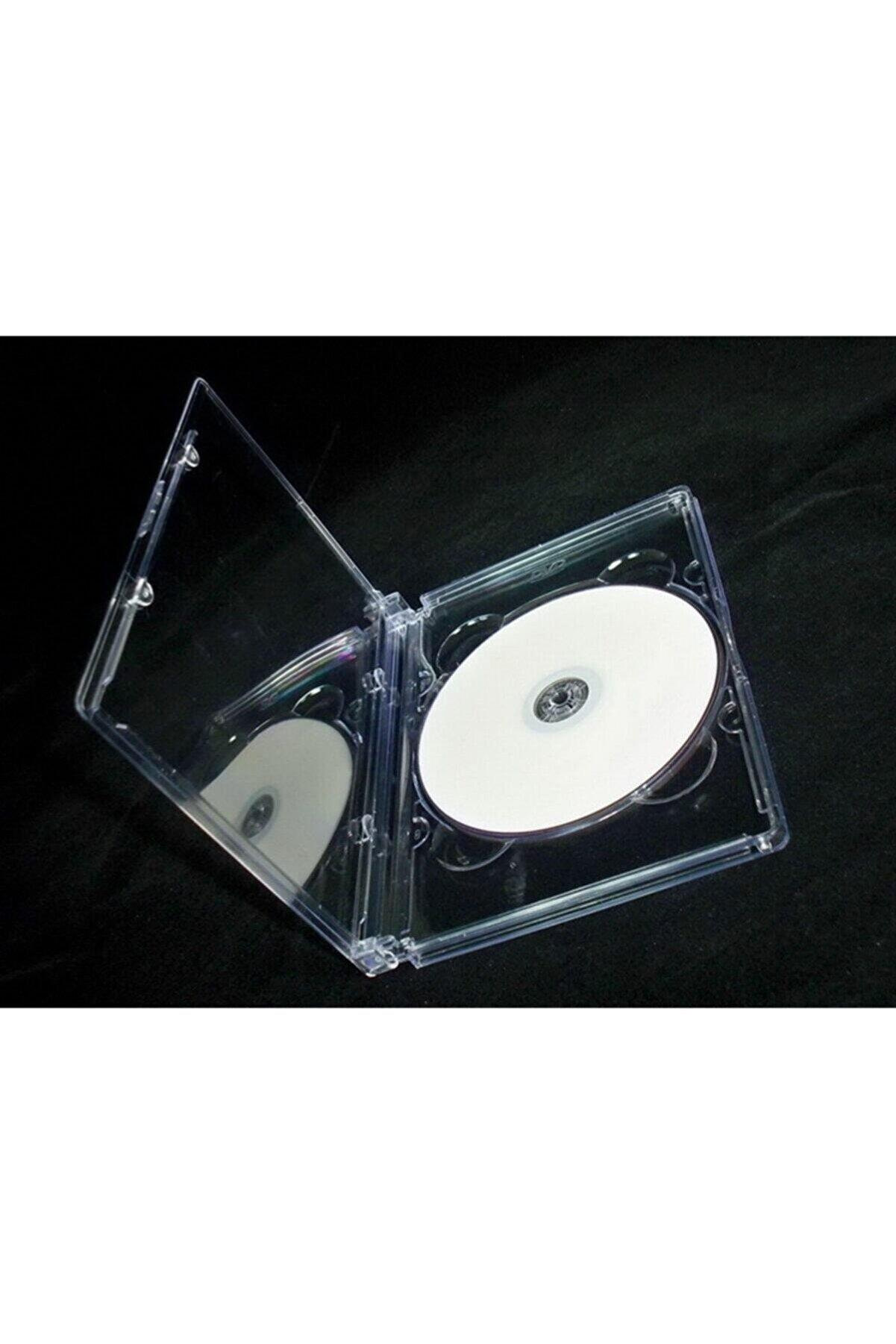 Elba Tekli Parlak Şeffaf 10 mm Dvd Kutusu 10 Adet