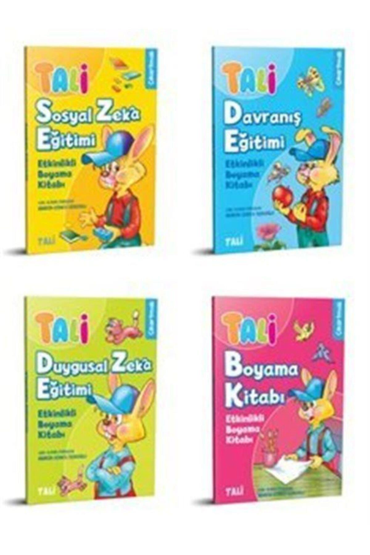 Ema Tali Etkinlikli Boyama Seti 4'Lü Seri (1 Adet Boyama Kitabı)