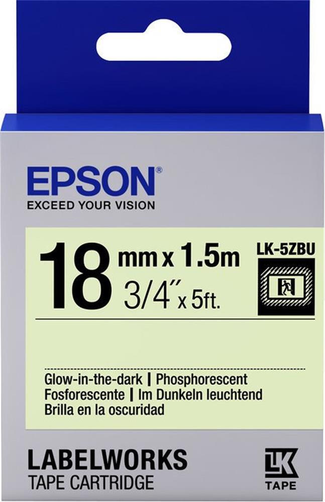 Epson LK-4YBP Pastel Sarı Üzeri Siyah 12 mm 9 metre