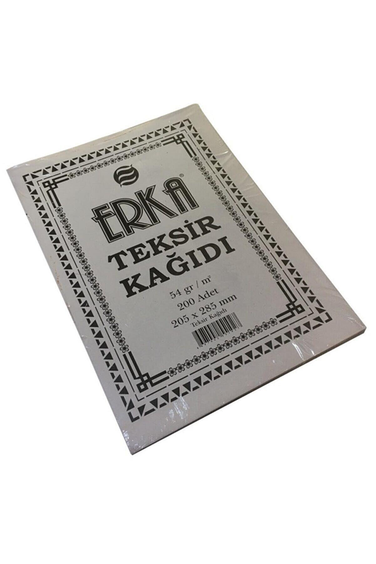 Erka Teksir Kağıdı 200 Lü A4 54 GR (20 Paket)