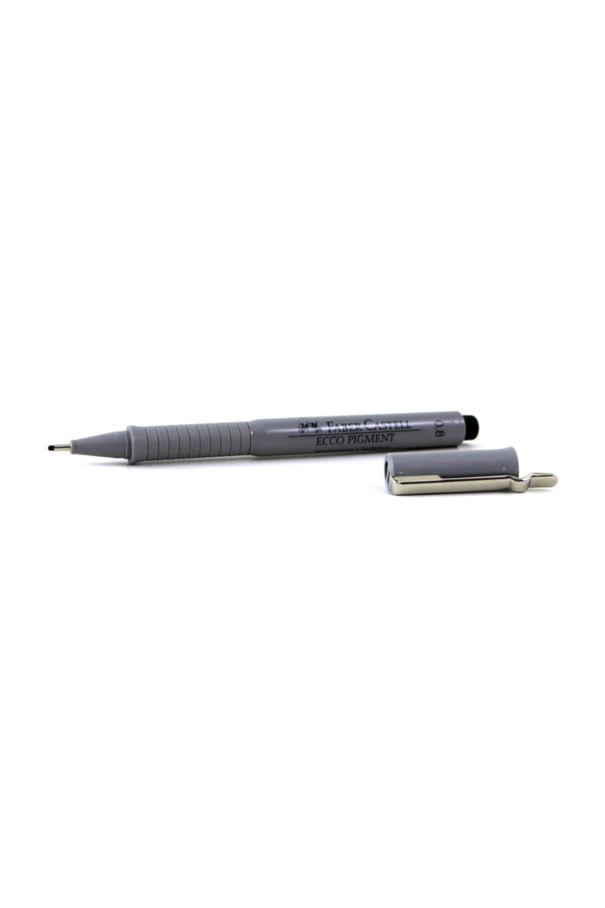 Faber-Castell Çizim Kalemi Ecco Pigment 0.8 MM Siyah 16 68 99