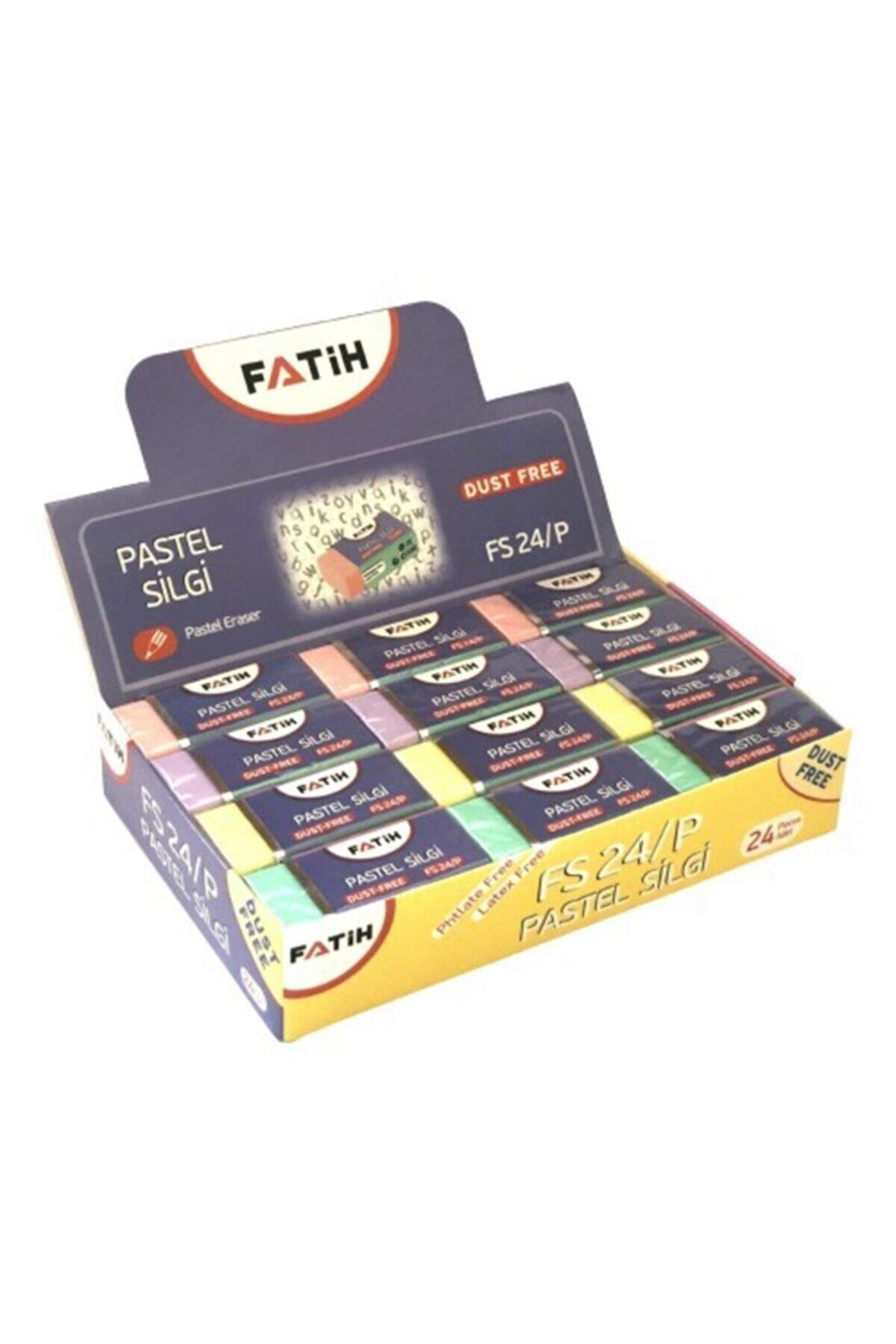 Fatih Silgi Pastel Renkler Öğrenci Silgisi 24 Lü Paket