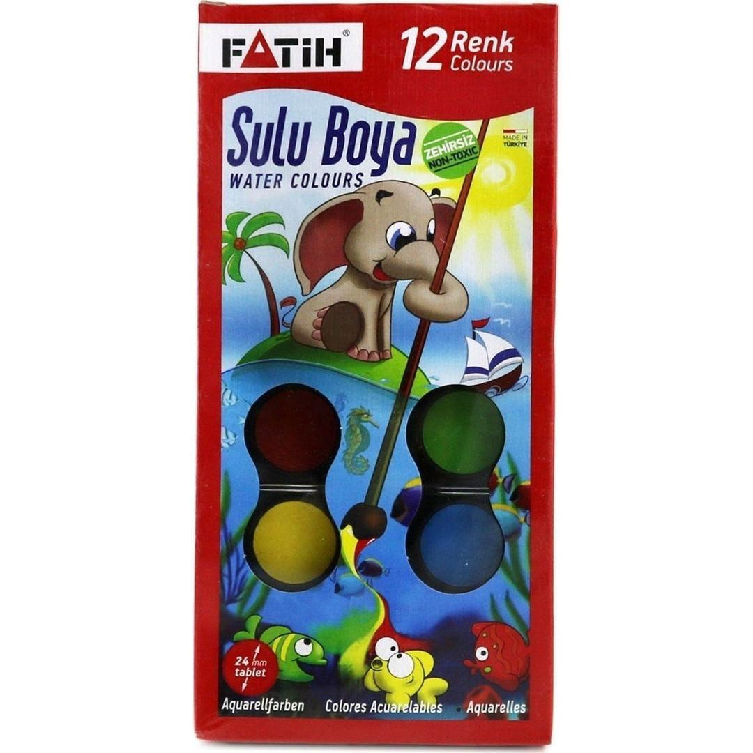 Fatih Sulu Boya Jumbo 12 Renk JS-12