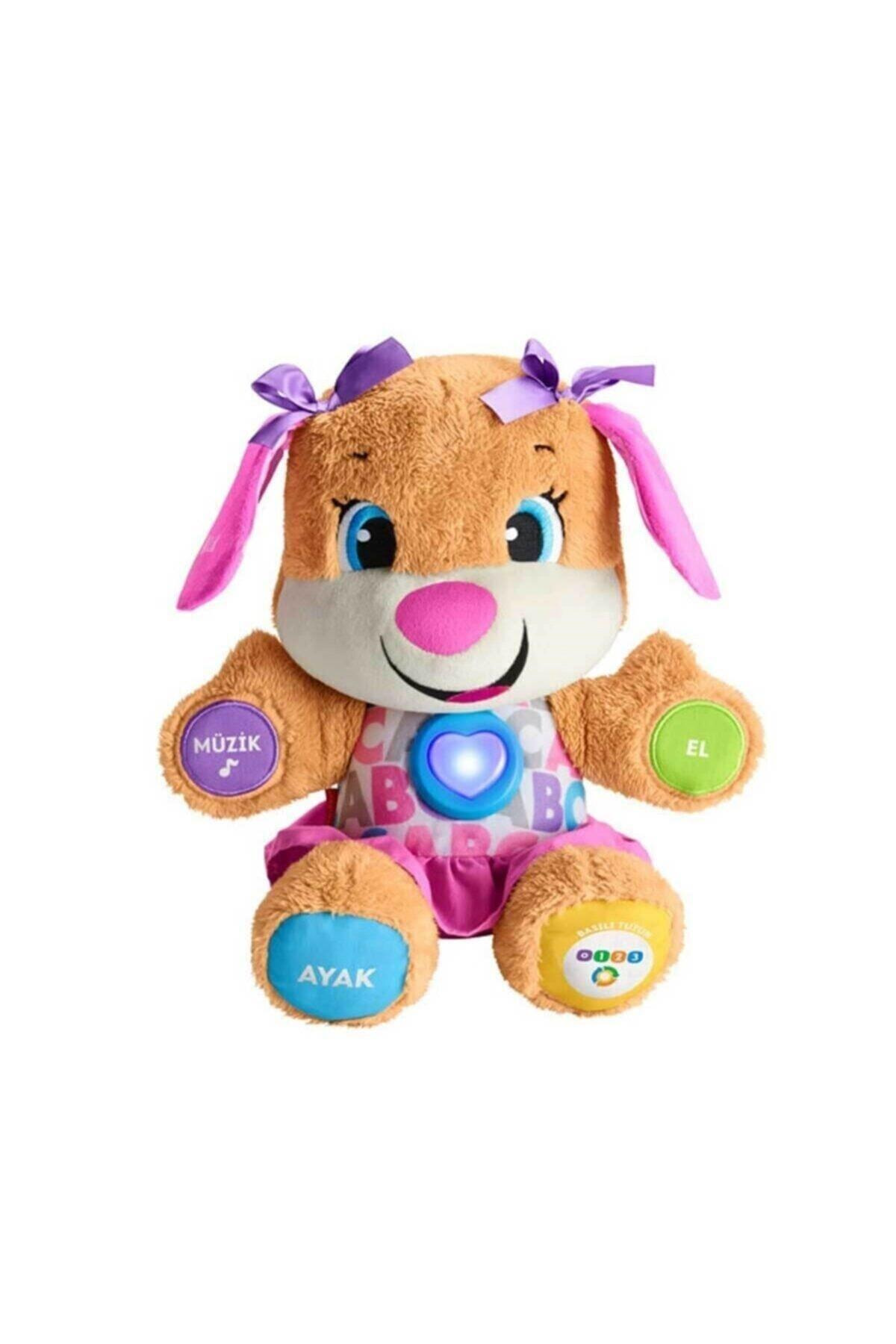 Fisher-Price Eğlen & Öğren Yaşa Göre Gelişim Eğitici Köpekçiğin Kız Kardeşi (Türkçe), Sesli, Işıklı Oyun Arkadaşı, Pembe