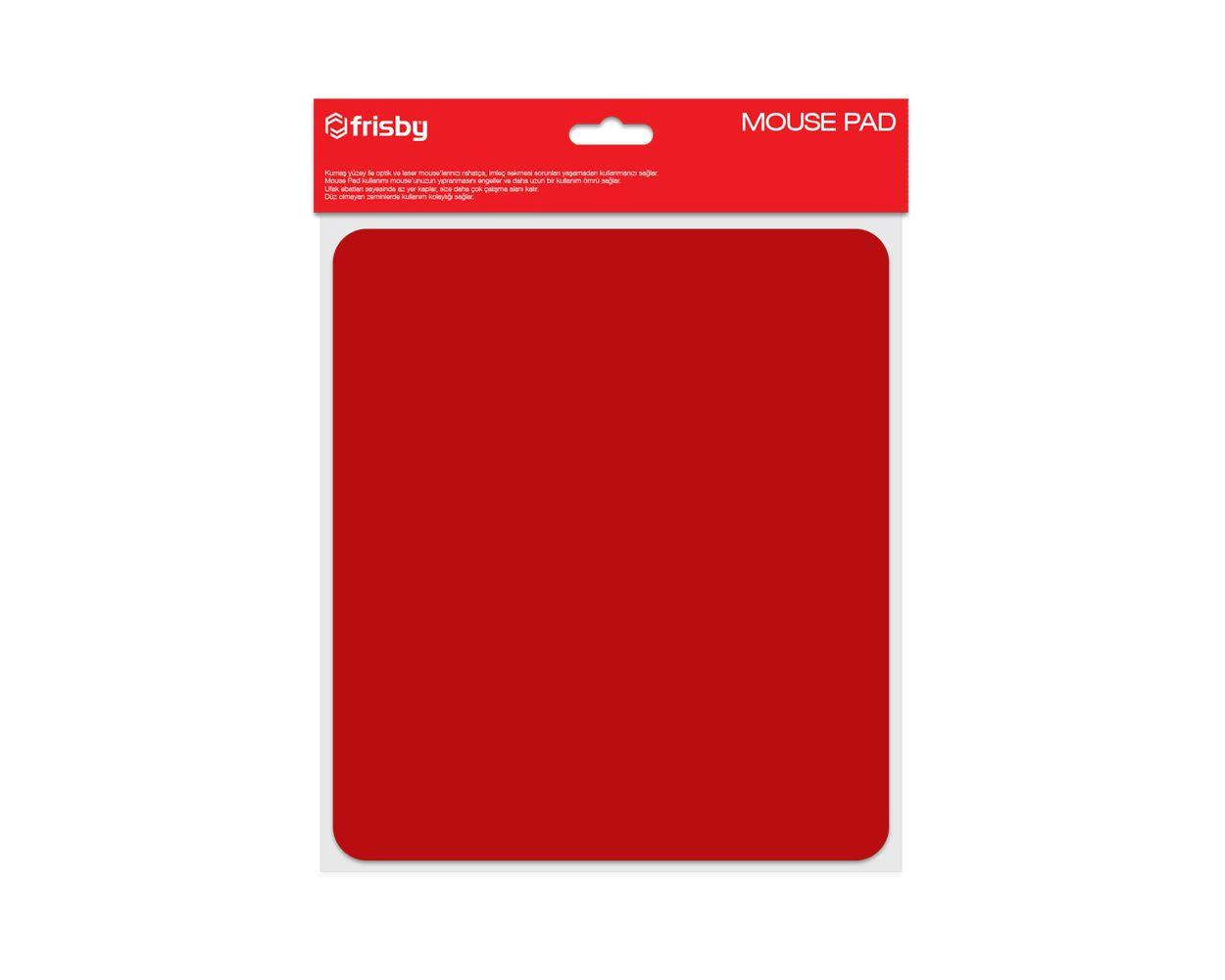 Frisby Mouse Pad Kumaş Kırmızı 220 x 250 x 5mm